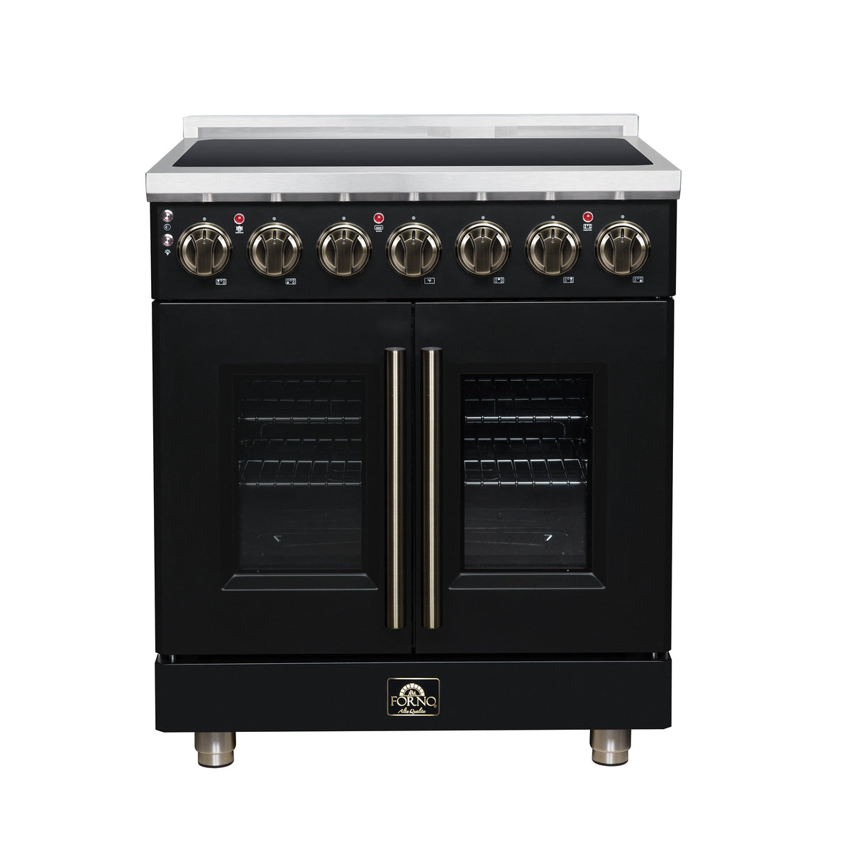 Forno Massimo 30-Inch Electric Range FFSEL6955-30 – Black – Electric Range FFSEL6955 30BLK Front 2026 07 28