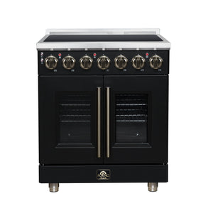 Forno Massimo 30-Inch Electric Range FFSEL6955-30 – Black – Electric Range FFSEL6955 30BLK Front 2026 07 28