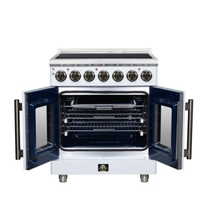 Forno Massimo 30-Inch Electric Range FFSEL6955-30 – White – Electric Range FFSEL6955 30WHT Front Open 2026 07 28