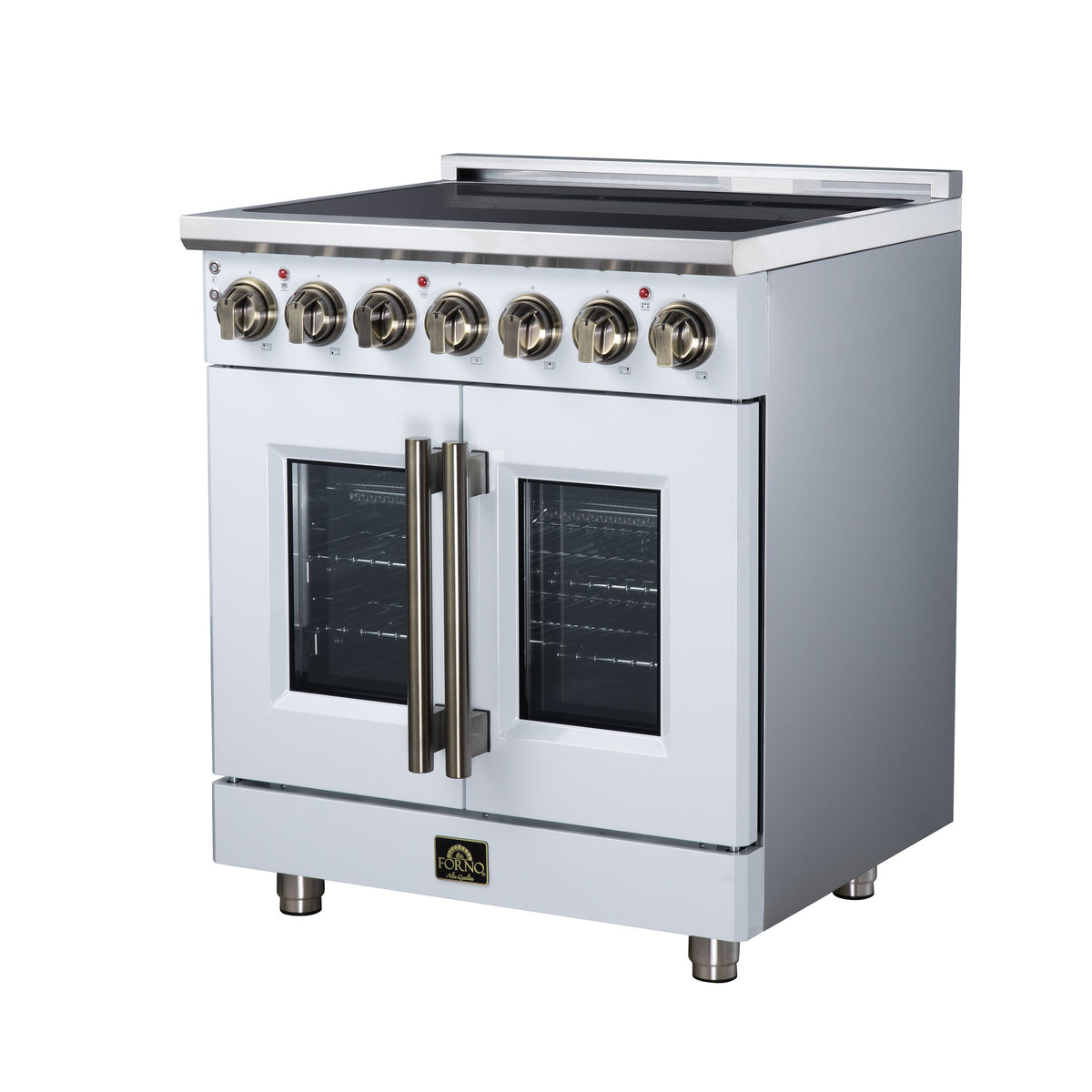 Forno Massimo 30-Inch Electric Range FFSEL6955-30 – White – Electric Range FFSEL6955 30WHT Right Angle 2026 07 28