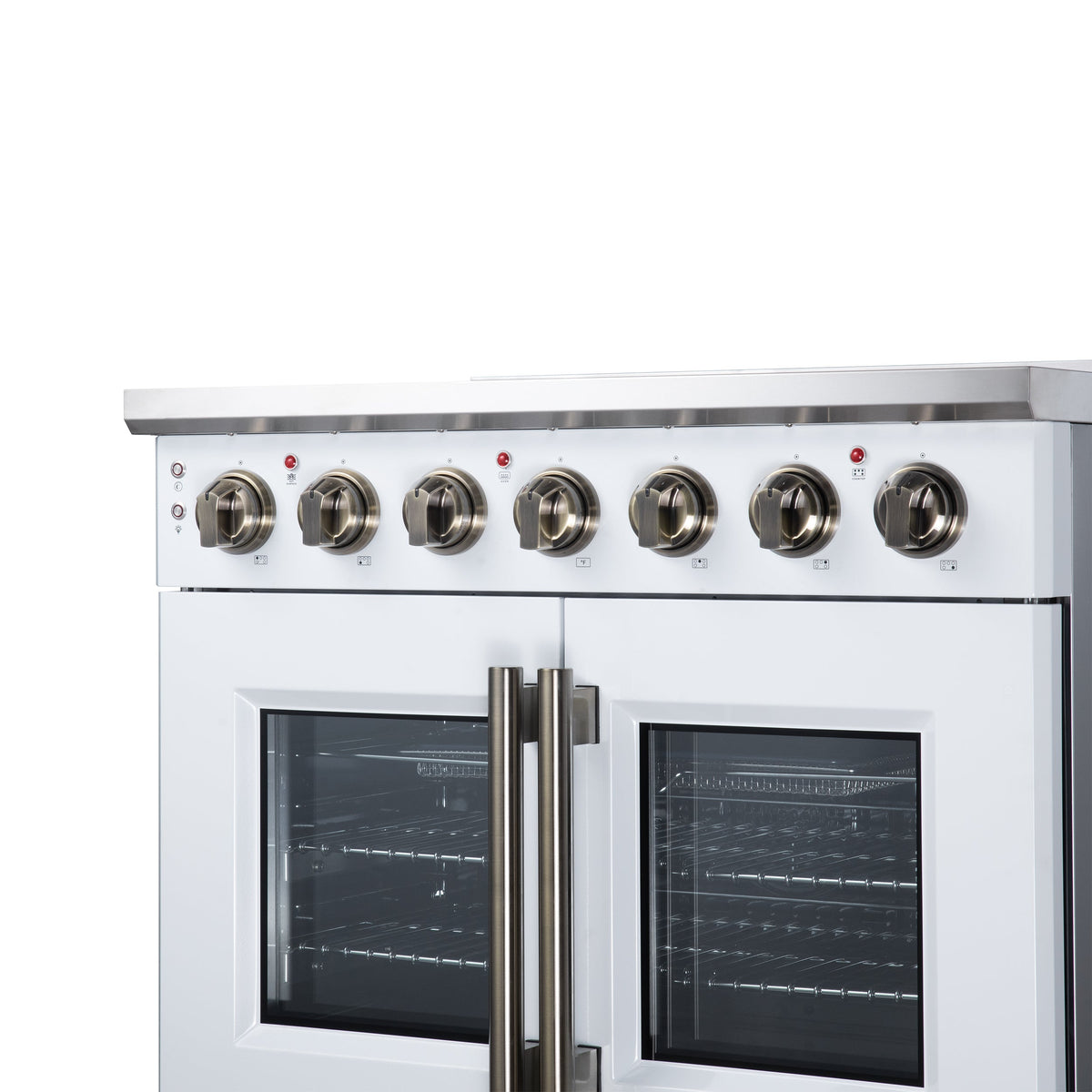 Forno Massimo 36-Inch Electric Range FFSEL6955-36 – White – Electric Range FFSEL6955 36WHT Control Panel Right Angle 2026 07 28