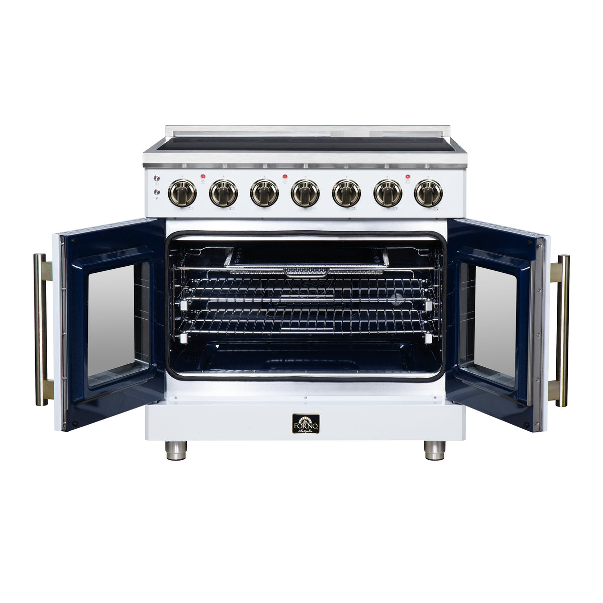 Forno Massimo 36-Inch Electric Range FFSEL6955-36 – White – Electric Range FFSEL6955 36WHT Front Open 2026 07 28