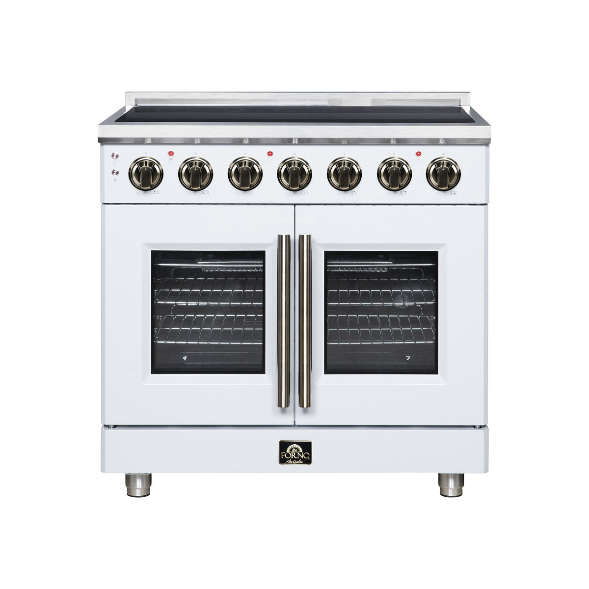 Forno Massimo 36-Inch Electric Range FFSEL6955-36 – White – Electric Range FFSEL6955 36WHT Front 2026 07 28