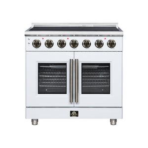Forno Massimo 36-Inch Electric Range FFSEL6955-36 – White – Electric Range FFSEL6955 36WHT Front 2026 07 28