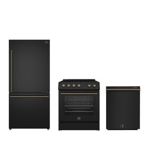 Forno Kitchen Appliance Package FBDL-007-02US – Stainless Steel – FBDL 007 02US brass