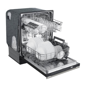 Forno Kitchen Appliance Package FBDL-007-02US – Stainless Steel – FDWBI8067 24BLK pozzo dishwasher side open
