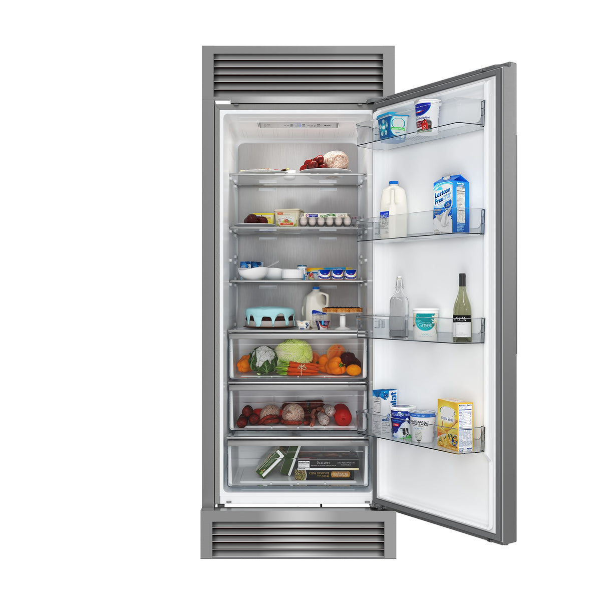 Forno Maderno 28-Inch Convertible Refrigerator & Freezer FFFFD1722-32RSG – Stainless Steel VCM – FFFFD1722 32RSG FFFFD1722 60SG Open Door 1de0c0f3 dcaa 4e66 a56d 1647eab2b224