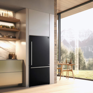 Forno Kitchen Appliance Package FBDL-007-02US – Stainless Steel – FFFFD1785 31BLK forno milano black fridge lifestyle 7c17d329 9d58 46e3 b9d5 8bcbe513ba48