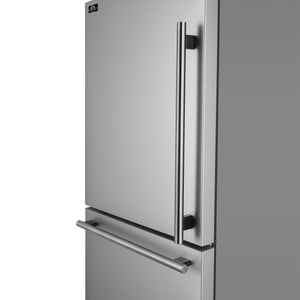 Forno Kitchen Appliance Package FBDL-003-04US – Stainless Steel – FFFFD1786 31S FFFFD1787 60S forno milano stainless steel fridge side handles