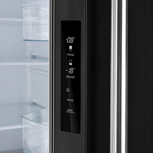Forno Gallipoli 30-Inch French Door Refrigerator FFFFD1974-31 – Black – FFFFD1974 31BLK French Doors Refrigerator Control Panel