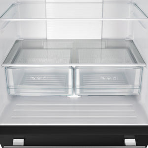 Forno Gallipoli 30-Inch French Door Refrigerator FFFFD1974-31 – Black – FFFFD1974 31BLK French Doors Refrigerator crisper drawer 2