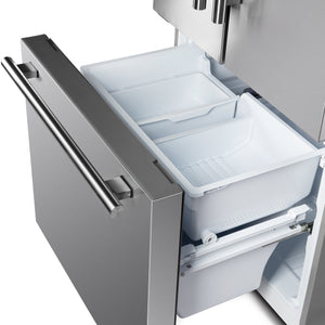 Forno Kitchen Appliance Package FBDL-003-07US – Stainless Steel – FFFFD1974 31SB 20Freezer 20Drawer 20Open