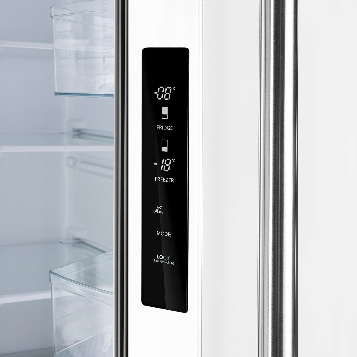 Forno Kitchen Appliance Package FBDL-003-11US – Stainless Steel – FFFFD1974 31WHT French Doors Refrigerator Control Panel