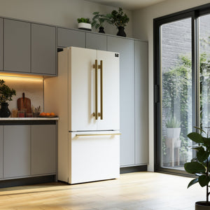 Forno Gallipoli 30-Inch French Door Refrigerator FFFFD1974-31 – White – FFFFD1974 31WHT Lifestyle