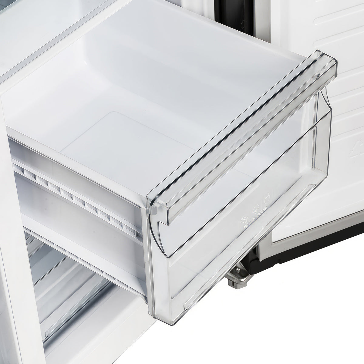 Forno Salerno 33-Inch Side-by-Side Refrigerator FFRBI1805-33 – Black – FFRBI1805 33BLK forno salerno black refrigerator drawers