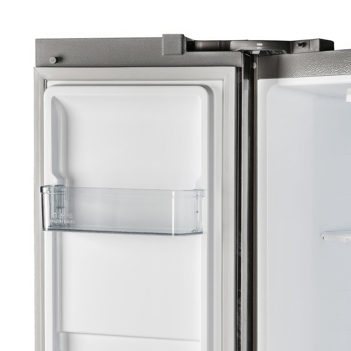 Forno Salerno 33-Inch Side-by-Side Refrigerator FFRBI1805-33SB – Stainless Steel VCM – FFRBI1805 33SB forno salerno stainless steel refrigerator door interior