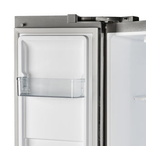 Forno Salerno 33-Inch Side-by-Side Refrigerator FFRBI1805-33SB – Stainless Steel VCM – FFRBI1805 33SB forno salerno stainless steel refrigerator door interior