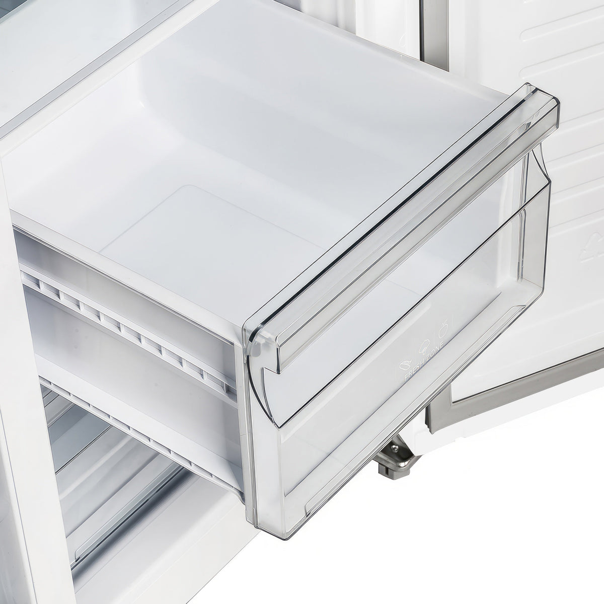 Forno Salerno 33-Inch Side-by-Side Refrigerator FFRBI1805-33 – White – FFRBI1805 33WHT forno salerno white refrigerator drawers