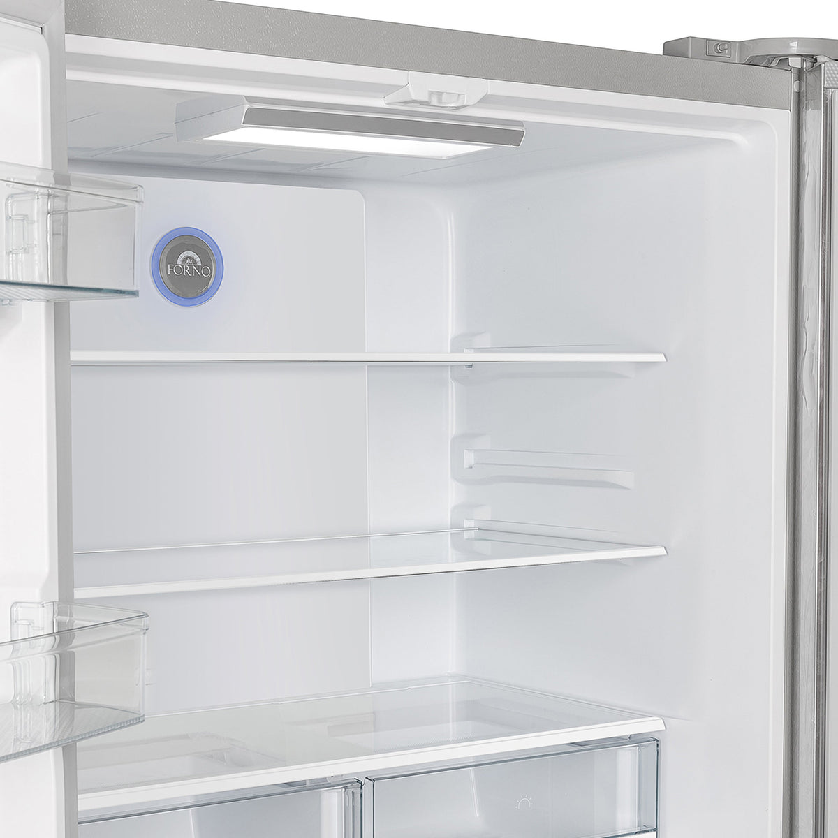 Forno Kitchen Appliance Package FBDL-003-05US – Stainless Steel – FFRBI1820 36SB moena french door refrigerator shelves