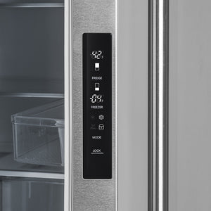 Forno Moena 40-Inch French Door Refrigerator FFRBI1820-40SG – Stainless Steel VCM – FFRBI1820 40SG Forno Moena Built In French Door Refrigerator control panel