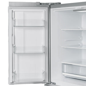 Forno Moena 40-Inch French Door Refrigerator FFRBI1820-40SG – Stainless Steel VCM – FFRBI1820 40SG moena french door refrigerator door bins