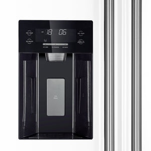 Forno Kitchen Appliance Package FBDL-003-10US – Stainless Steel – FFRBI1844 36WHT French Doors Refrigerator Ice Maker