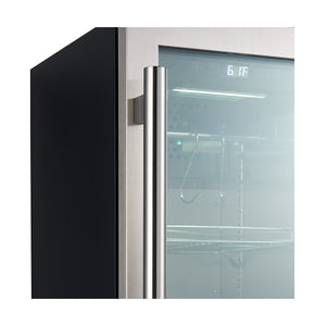 Forno Asciutto 16-Inch Dry Ager FFSDA6857-16 – Stainless Steel – FFSDA6857 16 Asciutto 16 Dry Aging Cabinet Angle 20Close 20Up 20Handle