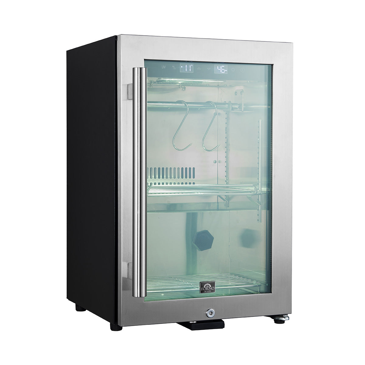 Forno Asciutto 17-Inch Dry Ager FFSDA6864-17 – Stainless Steel – FFSDA6864 17 Asciutto 17 Dry Aging Cabinet Angle 8yjqrd