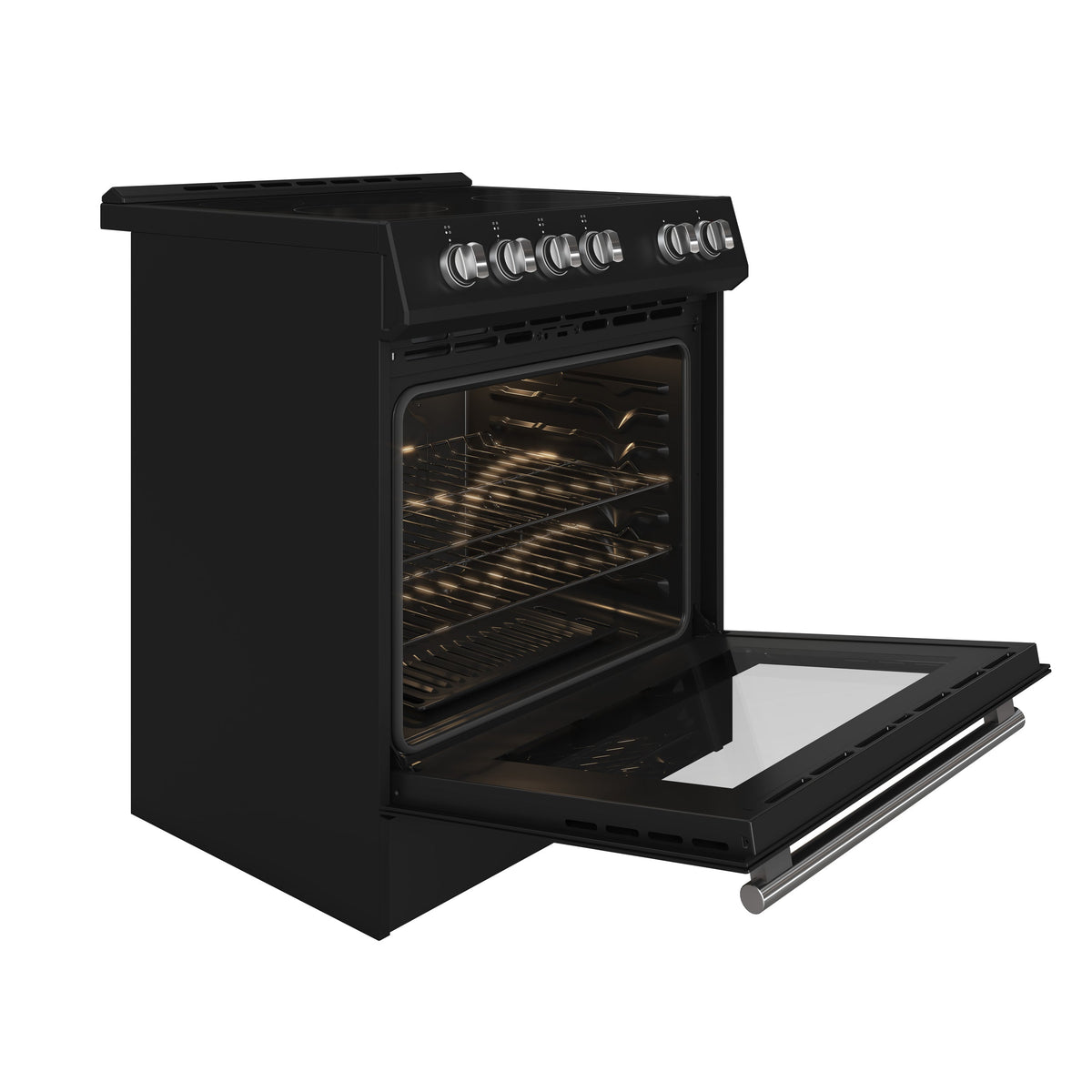 Forno Kitchen Appliance Package FBDL-003-15US – Stainless Steel – FFSEL6012 30BLK 45 Open Door