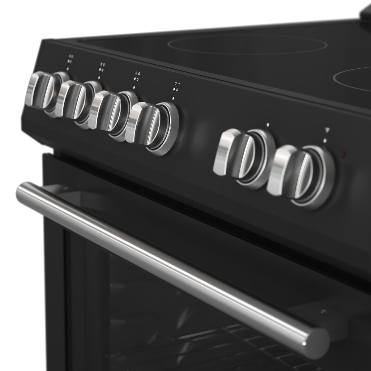 Forno Leonardo 30-Inch Electric Range FFSEL6012-30 – Black – FFSEL6012 30BLK Closeup