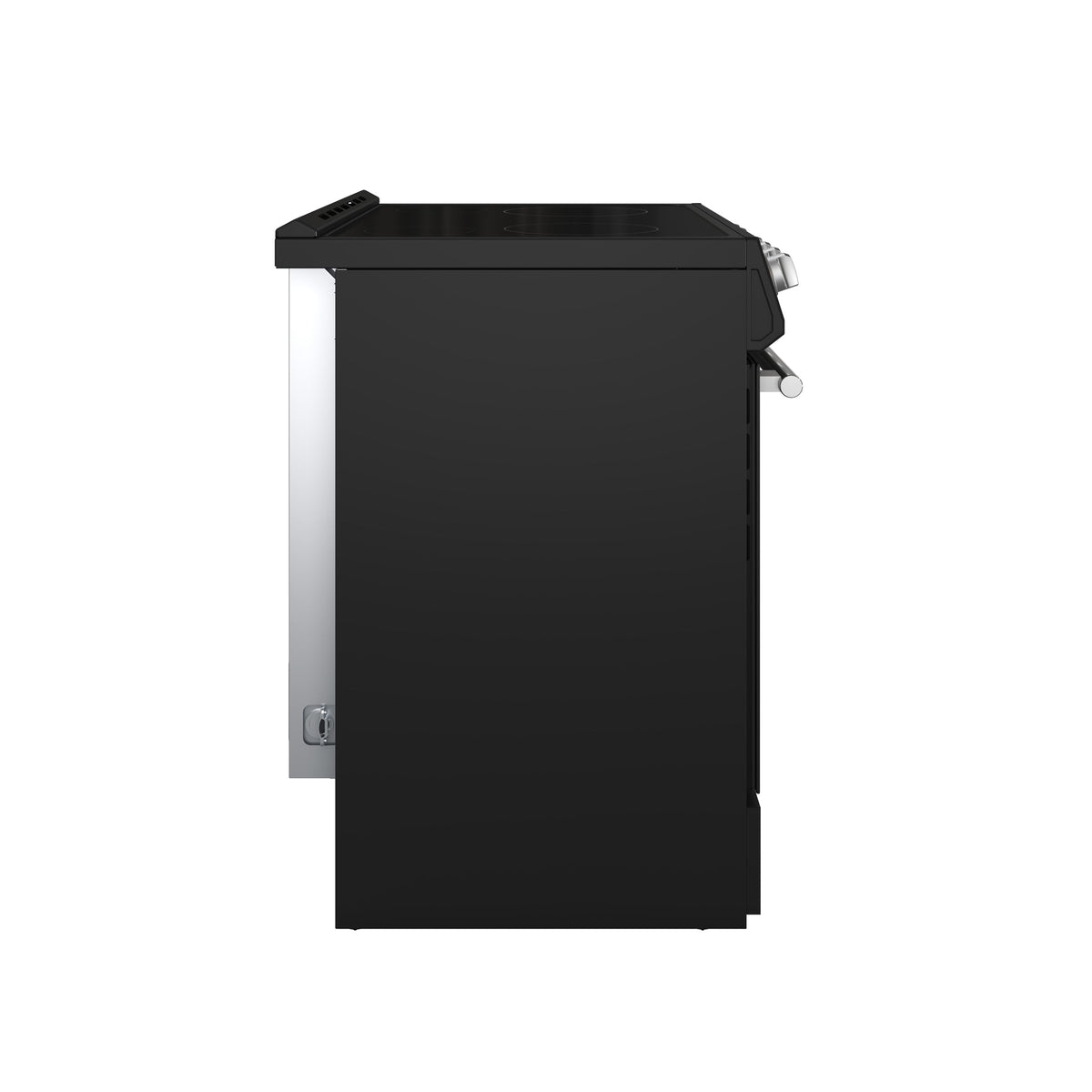 Forno Leonardo 30-Inch Electric Range FFSEL6012-30 – Black – FFSEL6012 30BLK Side