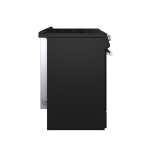Forno Leonardo 30-Inch Electric Range FFSEL6012-30 – Black – FFSEL6012 30BLK Side
