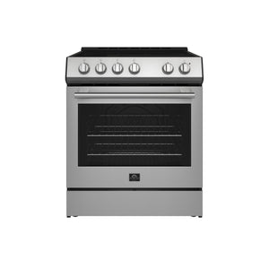 Forno Leonardo 30-Inch Electric Range FFSEL6012-30 – Stainless Steel – FFSEL6012 30S Front ca1d4f00 4743 4aef 826a 638b64188bd8