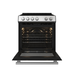 Forno Leonardo 30-Inch Electric Range FFSEL6012-30 – Stainless Steel – FFSEL6012 30S OpenDoor