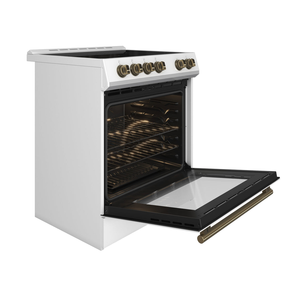 Forno Kitchen Appliance Package FBDL-003-10US – Stainless Steel – FFSEL6012 30WHT 45 Open Door