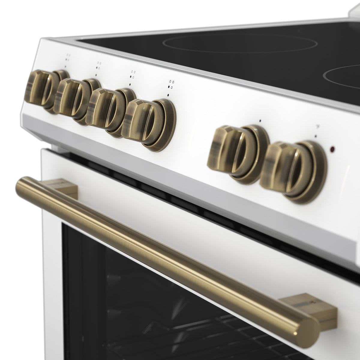 Forno Kitchen Appliance Package FBDL-003-09US – Stainless Steel – FFSEL6012 30WHT Closeup