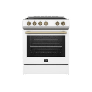 Forno Kitchen Appliance Package FBDL-003-10US – Stainless Steel – FFSEL6012 30WHT Front