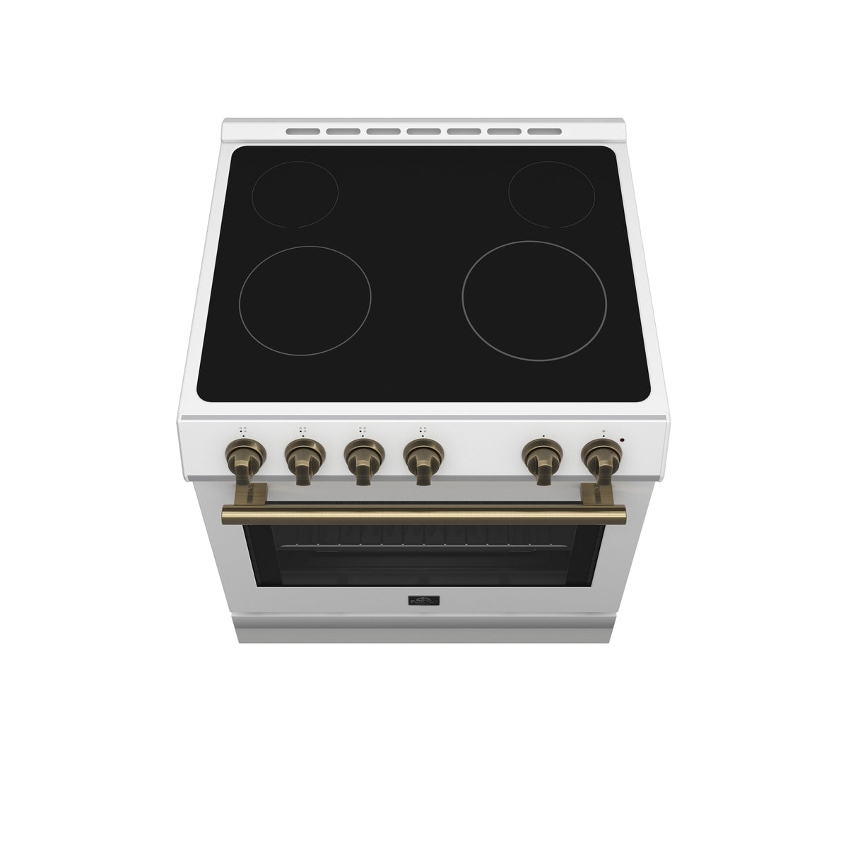 Forno Leonardo 30-Inch Electric Range FFSEL6012-30 – White – FFSEL6012 30WHT Top