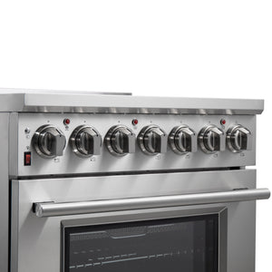 Forno Kitchen Appliance Package FBDL-013-05CAUS – Stainless Steel – FFSEL6020 30 20Front 20Range 20Control 20Knobs
