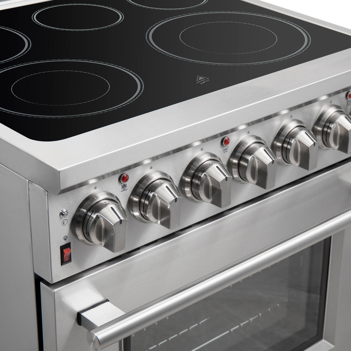 Forno Kitchen Appliance Package FBDL-013-05CAUS – Stainless Steel – FFSEL6020 30 20Zinc 20Coated 20Metal 20Control 20Knobs