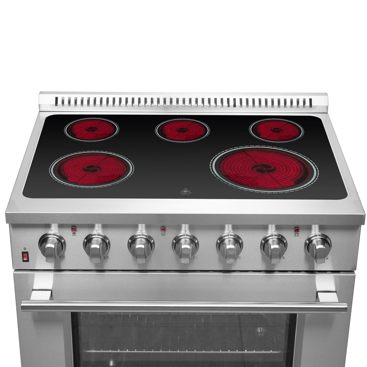 Forno Galiano 36-Inch Electric Range FFSEL6083-36 – Stainless Steel – FFSEL6083 36 20Cooktop 20Elements 20Front