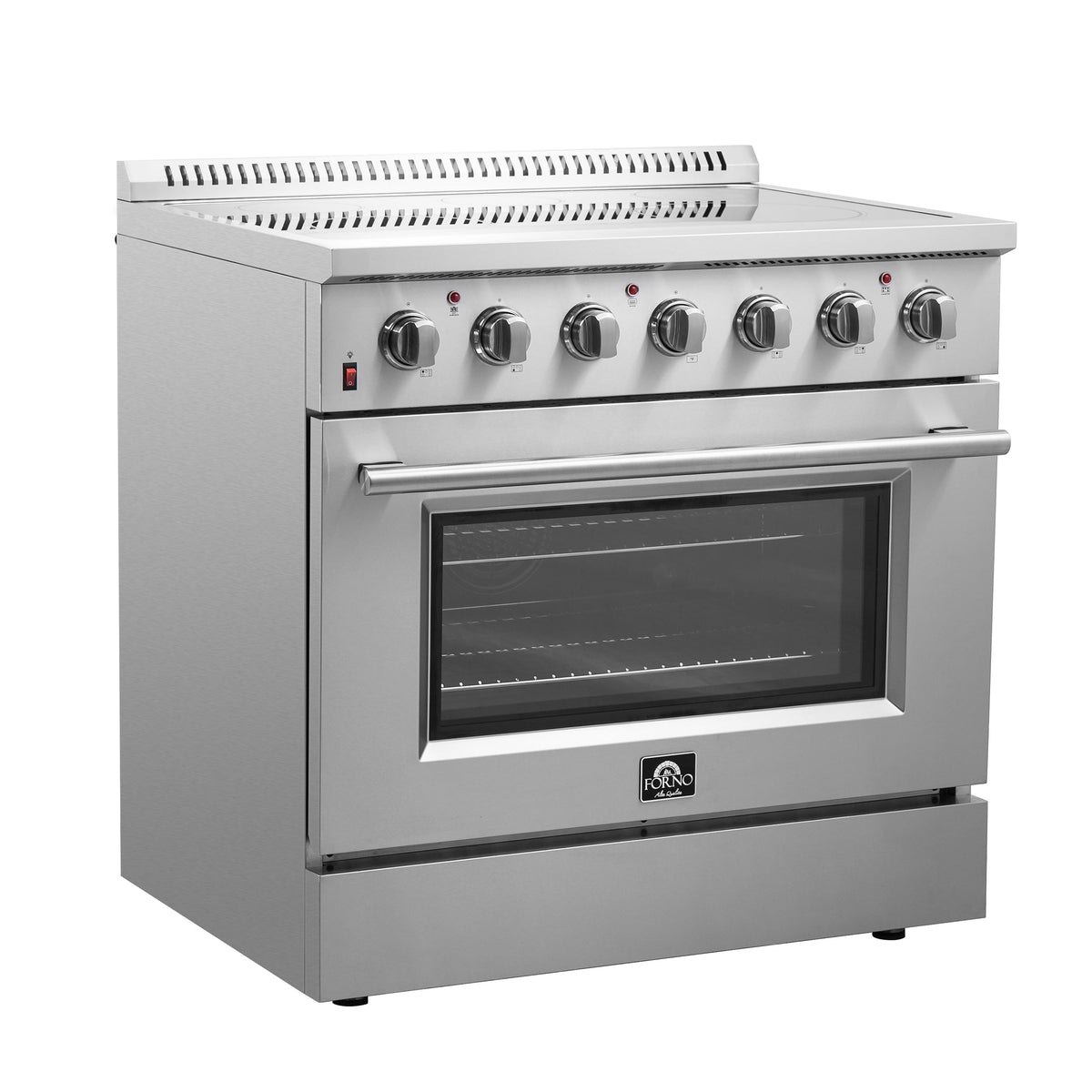 Forno Galiano 36-Inch Electric Range FFSEL6083-36 – Stainless Steel – FFSEL6083 36 20Left 20Side 20Front