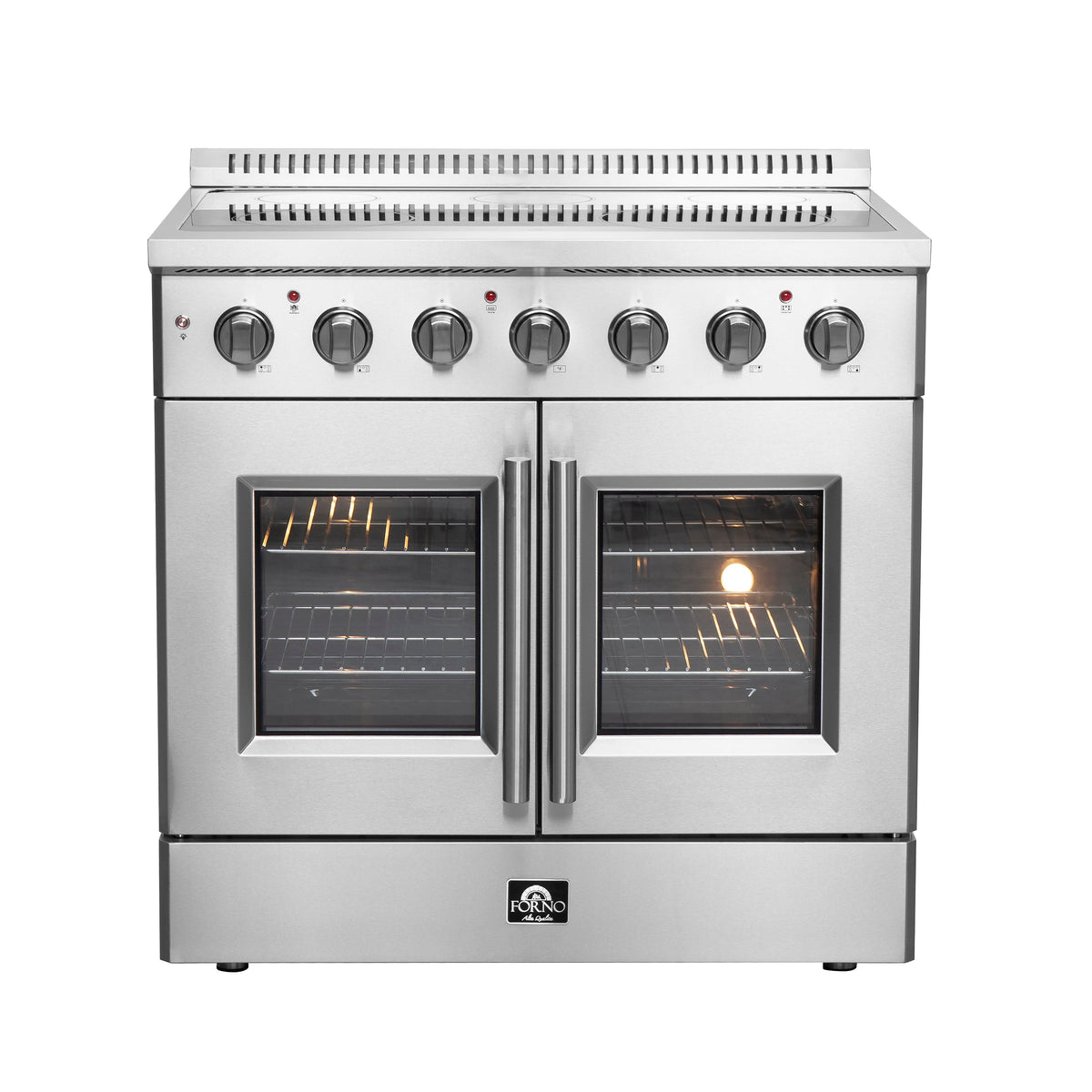Forno Galiano 36-Inch Electric Range FFSEL6917-36 – Stainless Steel – FFSEL6917 36 Front
