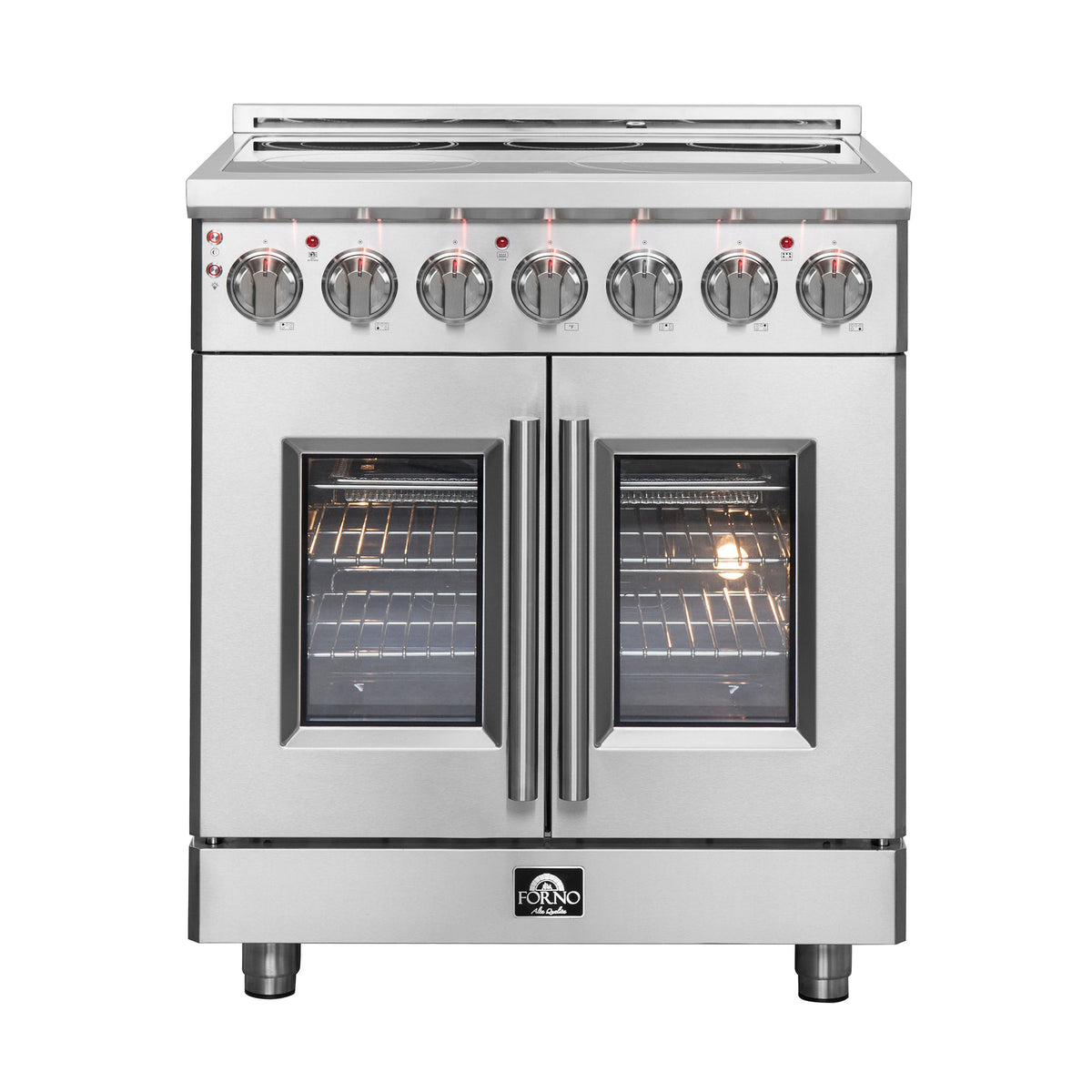 Forno Massimo 30-Inch Electric Range FFSEL6955-30 – Stainless Steel – FFSEL6955 30 Massimo French Door Electric Range