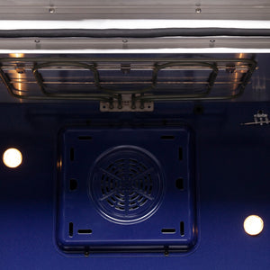 Forno Massimo 36-Inch Electric Range FFSEL6955-36 – Stainless Steel – FFSEL6955 36 20Blue 20Enamel 20Oven 20Interior