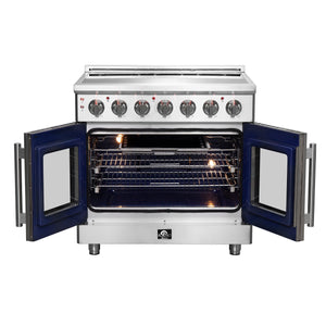 Forno Massimo 36-Inch Electric Range FFSEL6955-36 – Stainless Steel – FFSEL6955 36 20Open 20Front