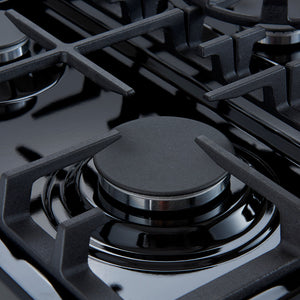 Forno Leonardo 30-Inch Gas Range FFSGS1116-30 – Stainless Steel – FFSGS1116 30S 30inch Slide in Gas Range Close Up on Burner