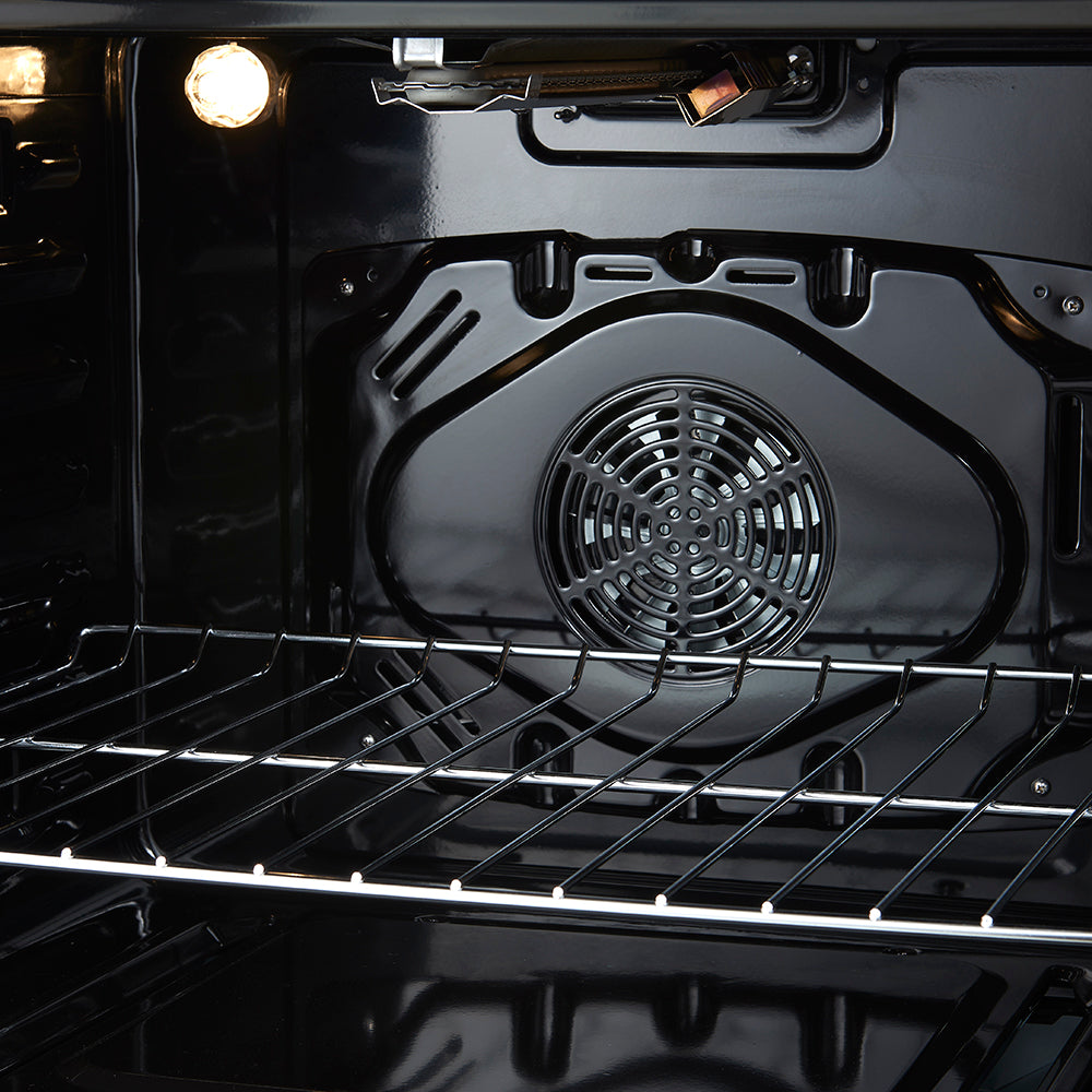 Forno Leonardo 30-Inch Gas Range FFSGS1116-30 – White – FFSGS1116 30WHT 30inch Slide in Gas Range Close Up On Convection Fan