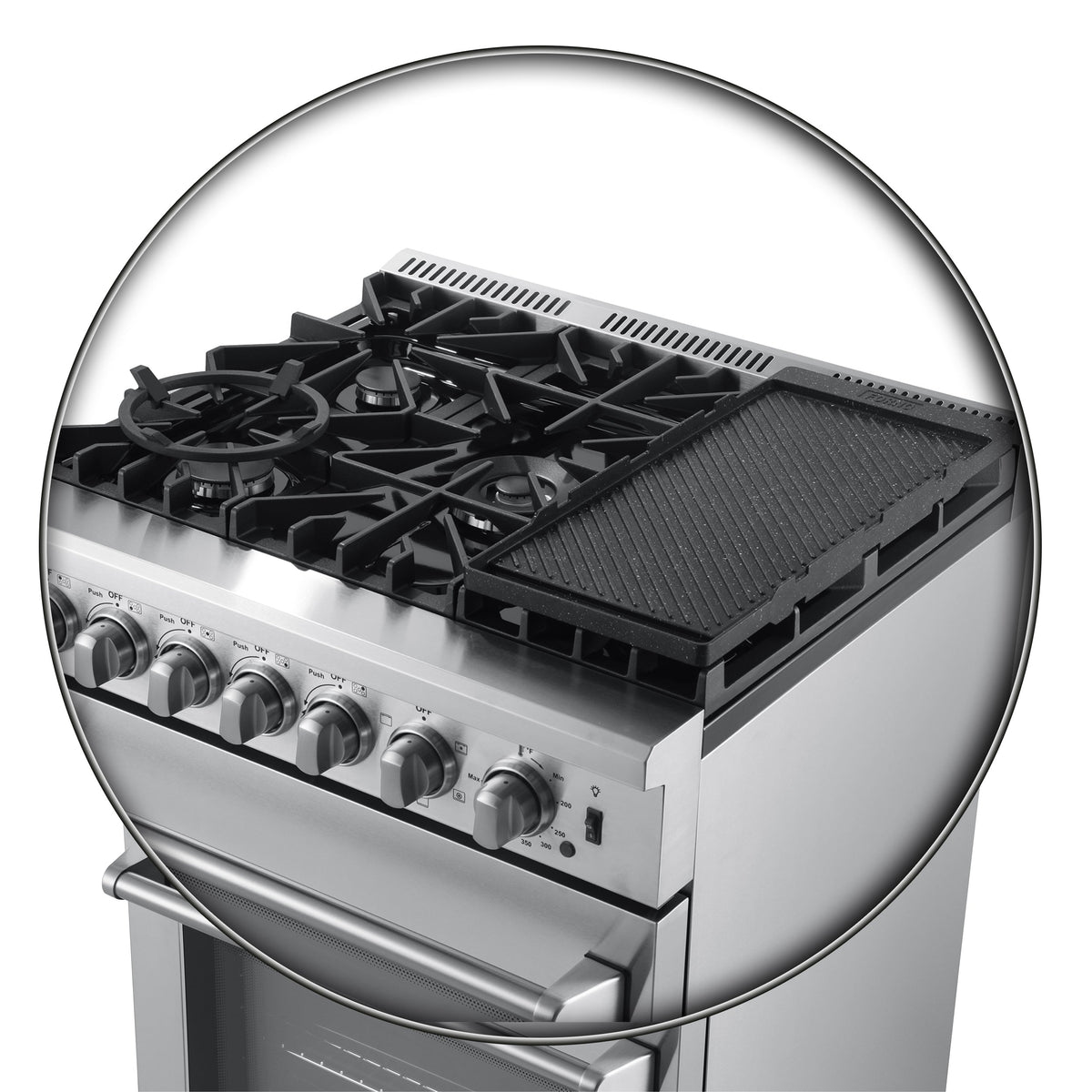 Forno Lazio 30-Inch Dual Fuel Range FFSGS6196-30 – Stainless Steel – FFSGS6196 30 20Cooktop 20Features
