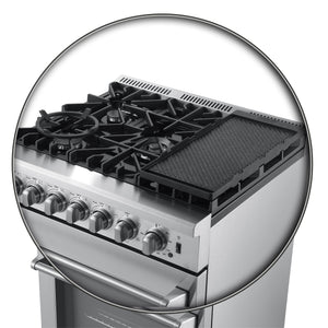 Forno Lazio 30-Inch Dual Fuel Range FFSGS6196-30 – Stainless Steel – FFSGS6196 30 20Cooktop 20Features